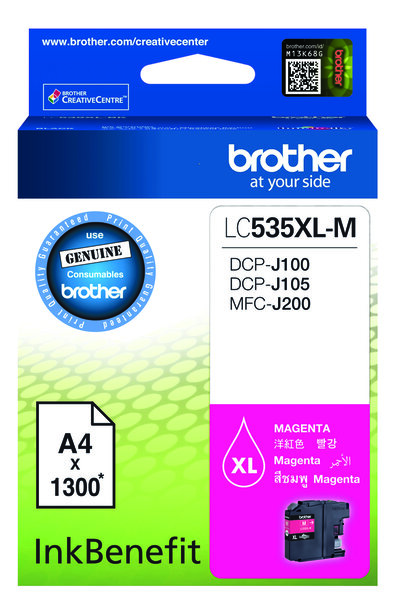 Brother LC-535XLM 原廠紅色墨水匣