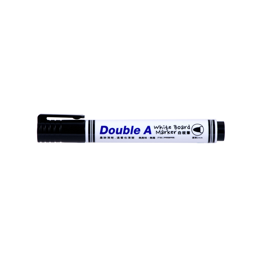  Double A 圓頭白板筆 2mm(黑)