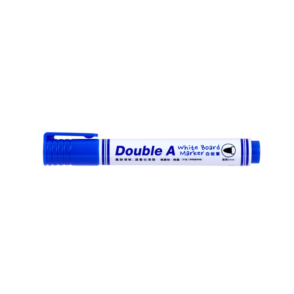 Double A 圓頭白板筆 2mm(藍)