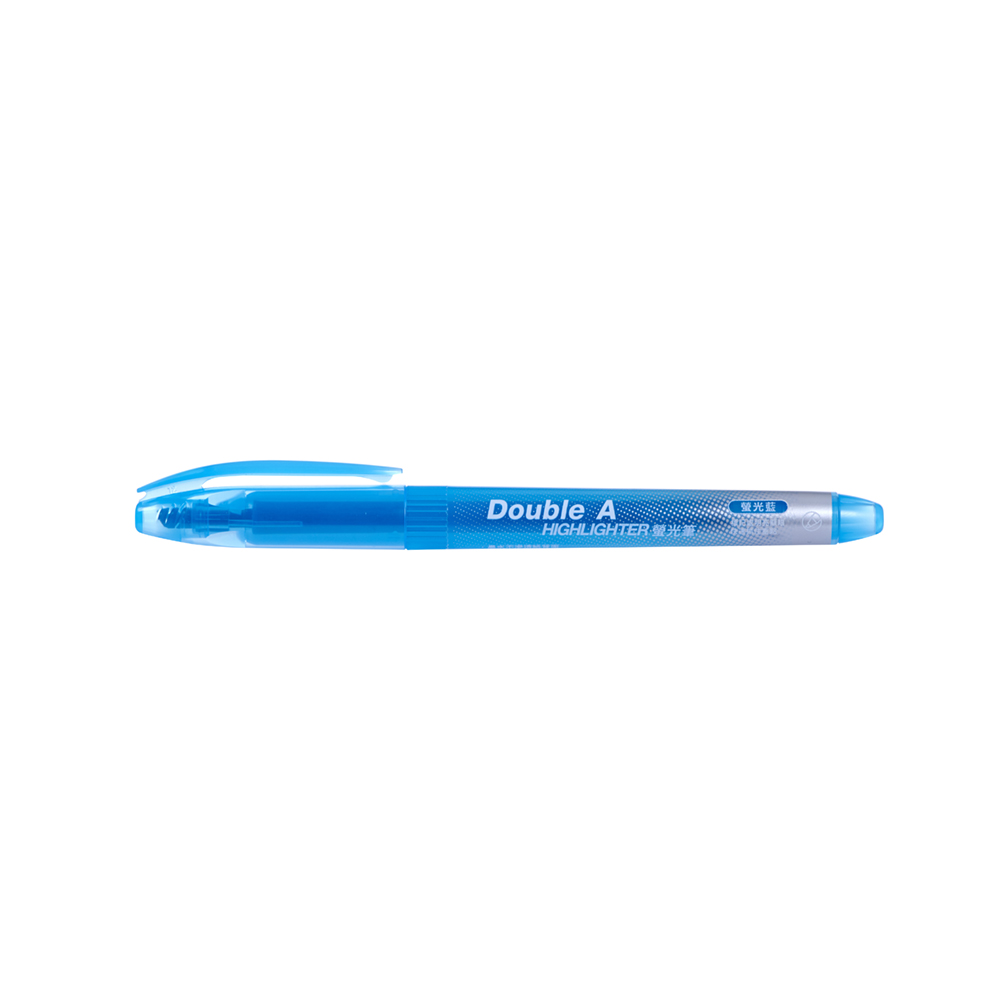 DOUBLE A 螢光粉藍螢光筆(4mm)