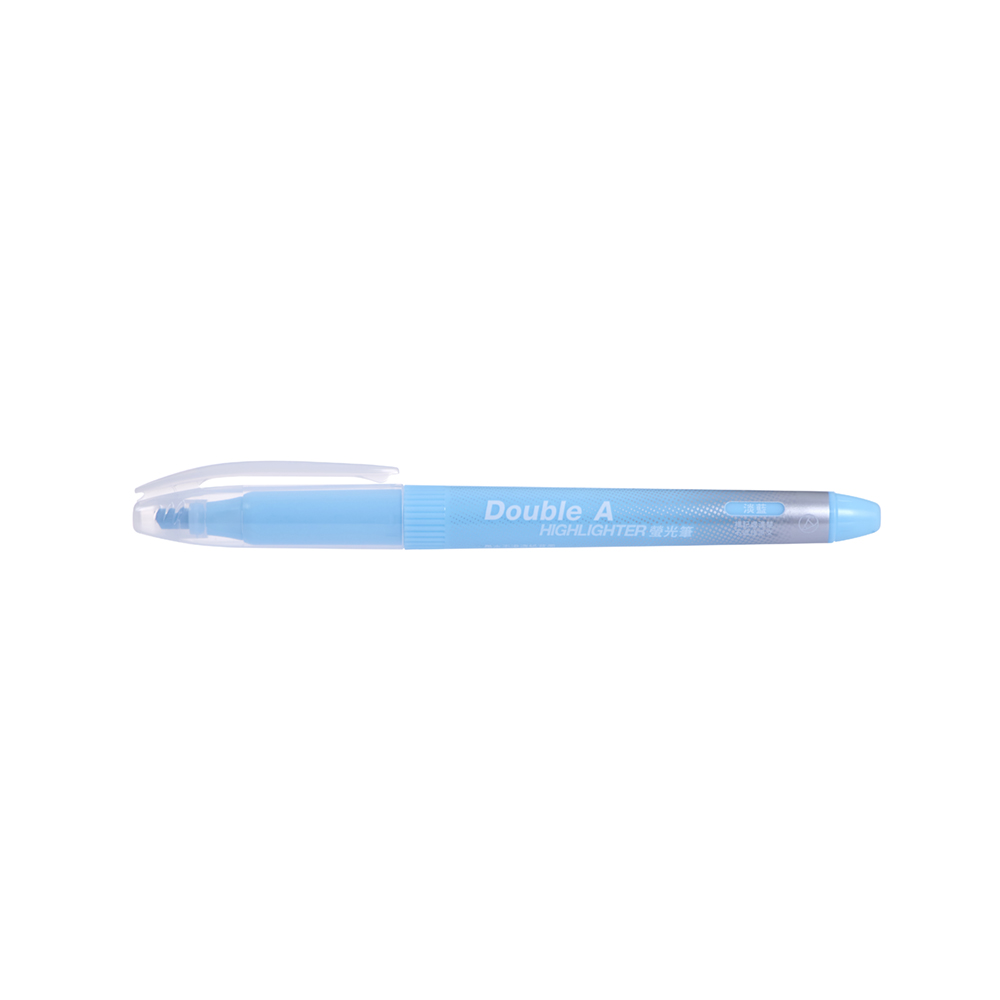 DOUBLE A 淡粉藍螢光筆(4mm)