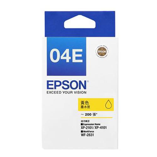 EPSON T04E450 NO.04E 原廠黃色墨水匣