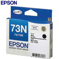 EPSON T105150  NO.73N 原廠標準容量黑色墨水匣
