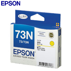 EPSON T105450  NO.73N 原廠標準容量黃色墨水匣 