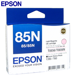 EPSON T122600 NO.85N 原廠標準容量淡紅色墨水匣
