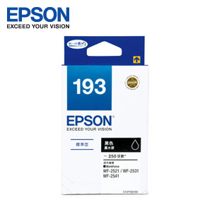 EPSON T193150 NO.193 原廠標準容量黑色墨水匣