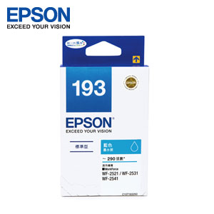 EPSON T193250 NO.193 原廠標準容量藍色墨水匣