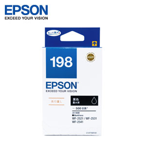 EPSON T198150 NO.198 原廠高容量黑色墨水匣
