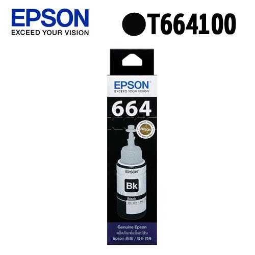 EPSON T664100 NO.644 原廠黑色墨瓶