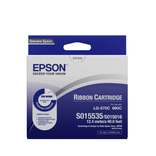 EPSON S015535 原廠黑色色帶